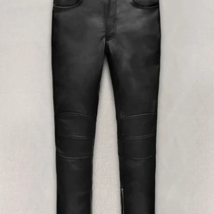 Leather Biker Jeans - Style