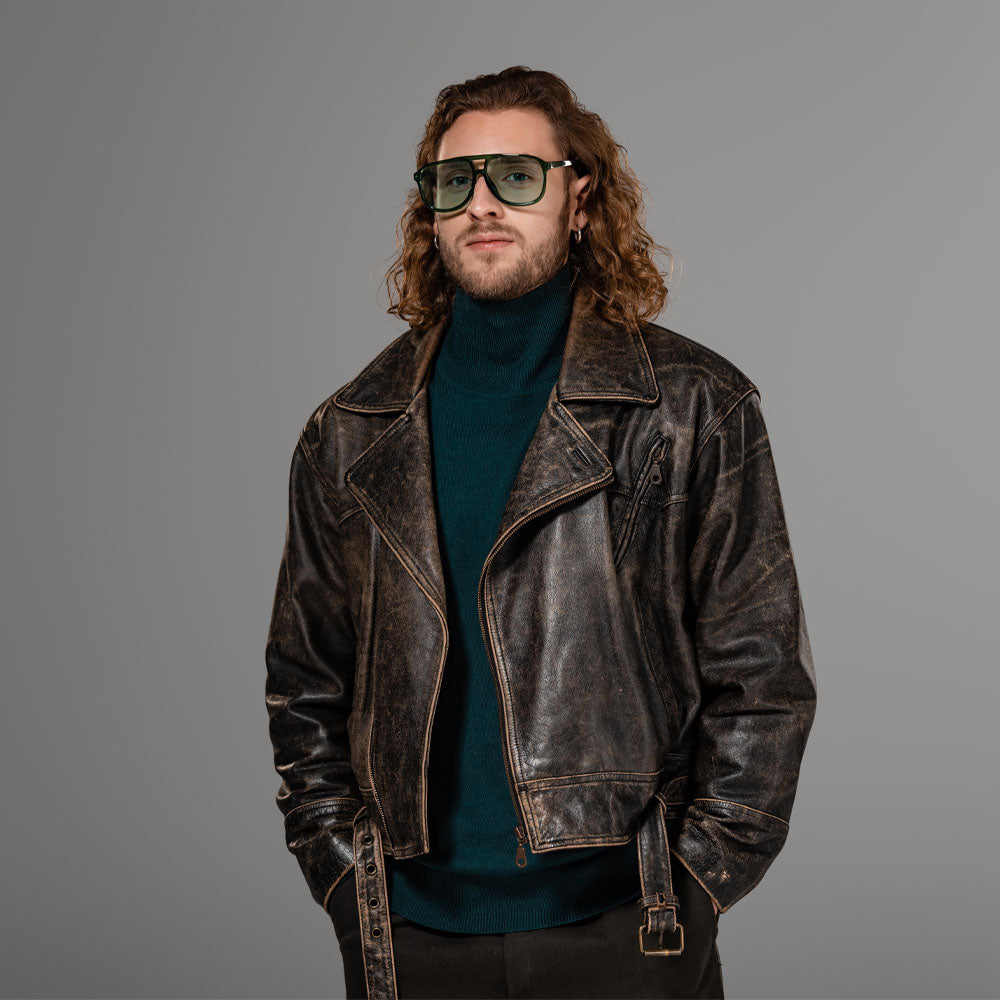 MEN LEATHER JACKET
